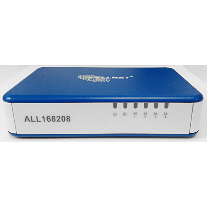 Powerline 200 Mbit Powerline Switch + 4 Porte Ethernet