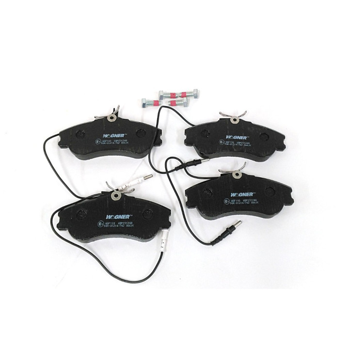 WAGNER WBP23124A - 4 x WGF100 Pastiglie Freno 90R 01214/742 per Autoveicoli Fino a 3.5 Tonnellate