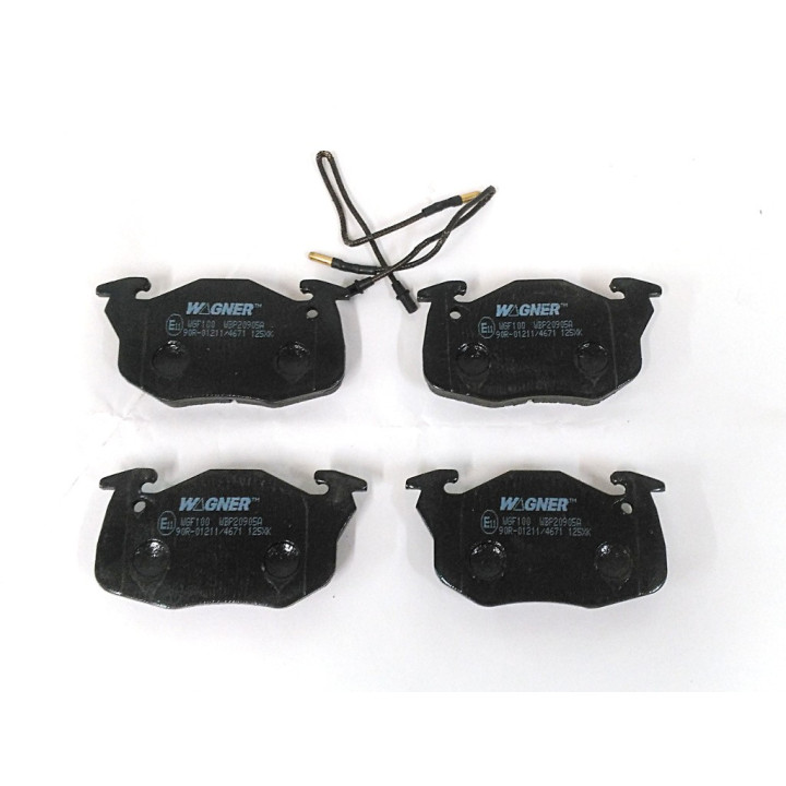WAGNER WBP20905A - 4 x WGF100 Pastiglie Freno 90R 01211/4671 per Autoveicoli Fino a 3.5 Tonnellate