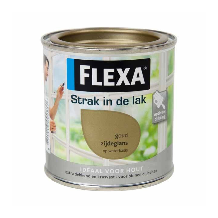 FLEXA Strak in de lak ORO (Goud) Vernica Lucida ad Acqua 750ml