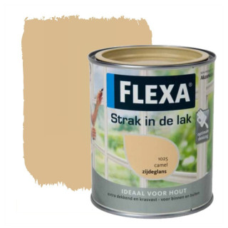 FLEXA Strak in de lak CAMEL zijdeglans lt.0.75