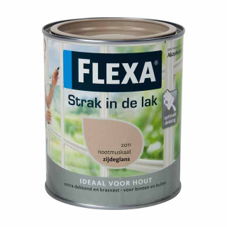 FLEXA Strak in de lak NOOTMUSKAAAT zijdeglans LT 0.75