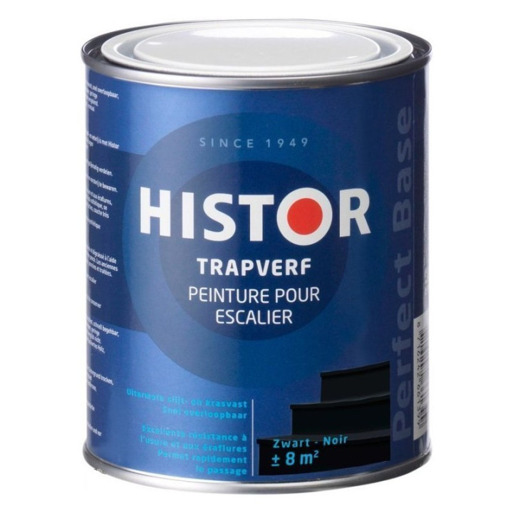HISTOR Trapverf - Vernice Speciale per Scale NERO 750ml