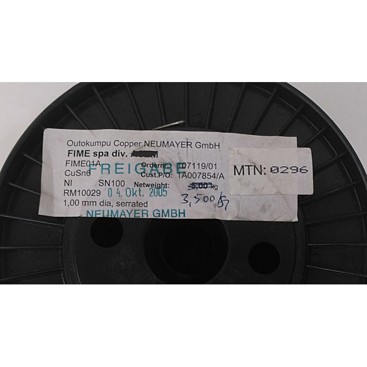 FIME RM10029-1 - Bobina Filo per Saldatura CuSn6 1mm x 3.5Kg