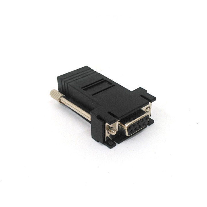 Connector MHDA9-PMJ8-K D-SUB 9Way RJ45 Adatapter