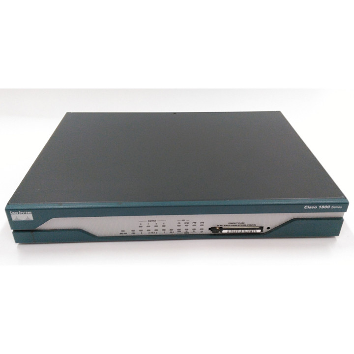 Cisco Router ADSL + ISDN Serie 1800 - 8xLAN 1xADSL 1xISDN -CF 32MB