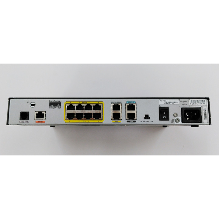 Cisco Router ADSL + ISDN Serie 1800 - 8xLAN 1xADSL 1xISDN -CF 32MB
