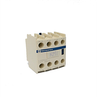 Telemecanique LADN22 - Contatto Ausiliario a Vite 2NA + 2NC 10A 690V - Montaggio Frontale