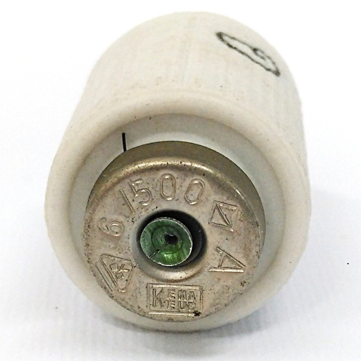 Fusibile in Ceramica DII 6A 500V