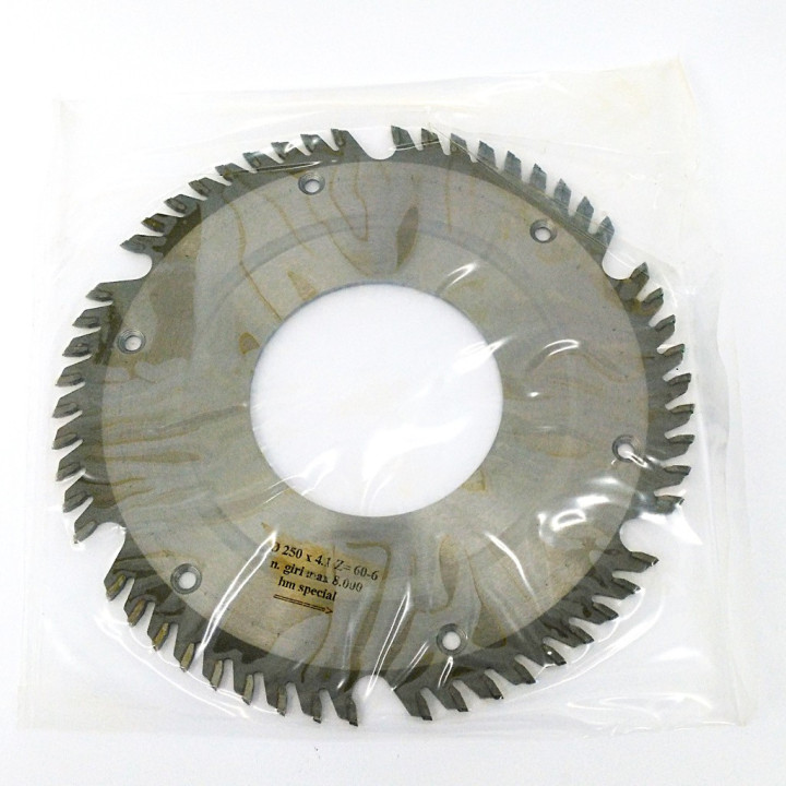 Metalnuova - Lama Circolare in HM 250x4.1mm Z60-6 Sx Spec. Punta