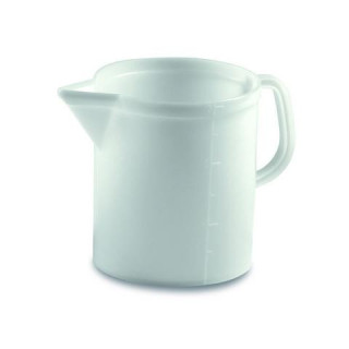 STEFANPLAST SS9038 - Caraffa Graduata in Plastica 5Lt - Bianco