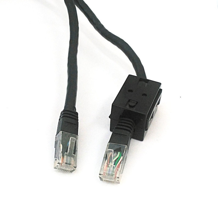 Network Systems - Cavo Rete UTP 568-B.2-1 23AWG Cat6 con Filtro Disturbi 5Mt - Nero