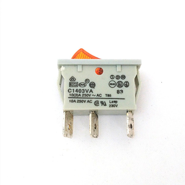 Kema C1403VA - Interruttore 10(3)A 250V AC T85 Lamp230V