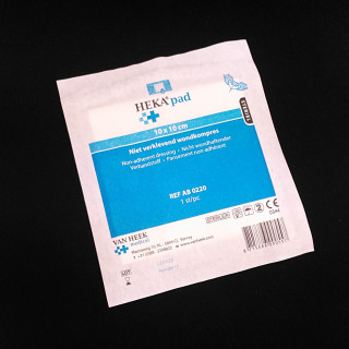HEKA AB-0220 - 5 x Garza Monouso 100% Cotone 10x10cm