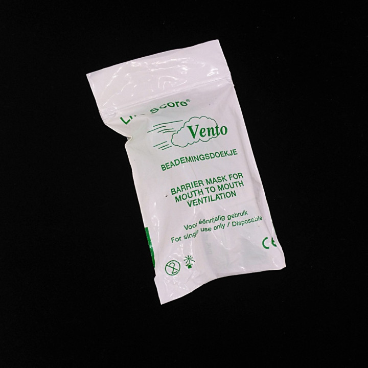 PVS - Bacio Salvavita - Maschera per la Respirazione Bocca a Bocca Monouso