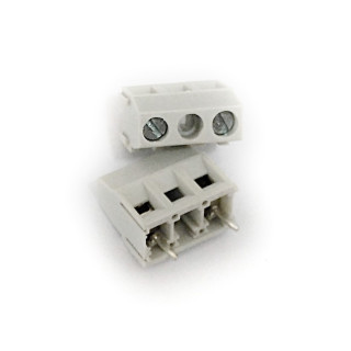 Euroclamp MVSP252-10,16-V  - Morsettiera verticale 2 poli passo 10,16  Grigio