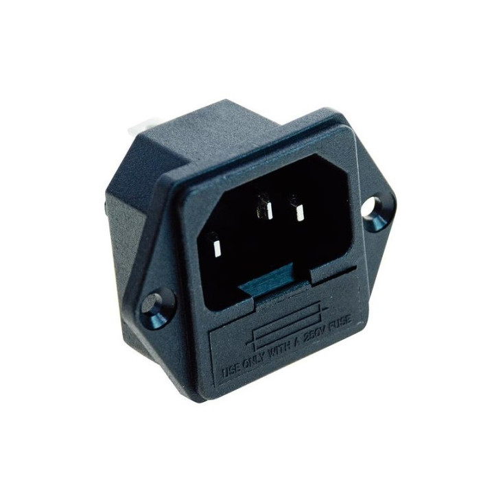VDE - Spina Tripolare Femmina 220V con Fusibile