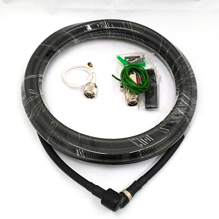 Kraun KR-XV - Cavo Coassiale Antenna WIFI - Nero