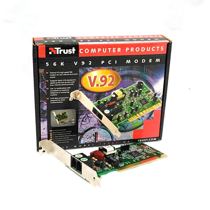 Trust 12677-02 - 56K V92 PCI Modem