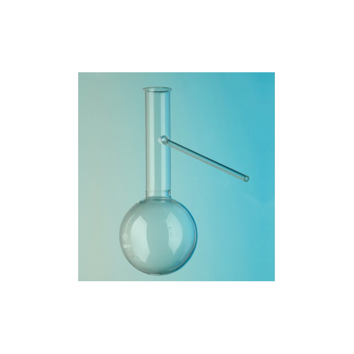 Boccetta Fondo Tondo Collo Lungo con Cilindro Laterale 100ml