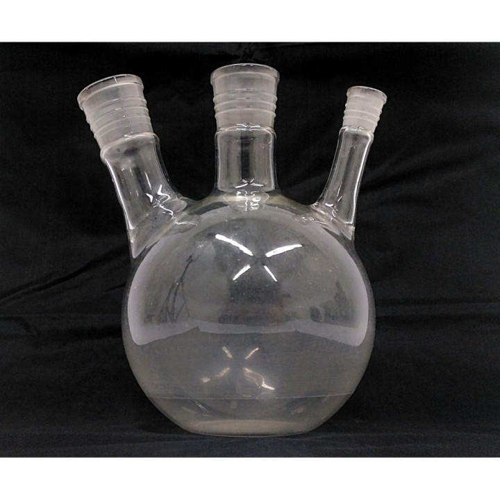 Pallone a Fondo Piano con 3 Coni in Vetro 1000ml