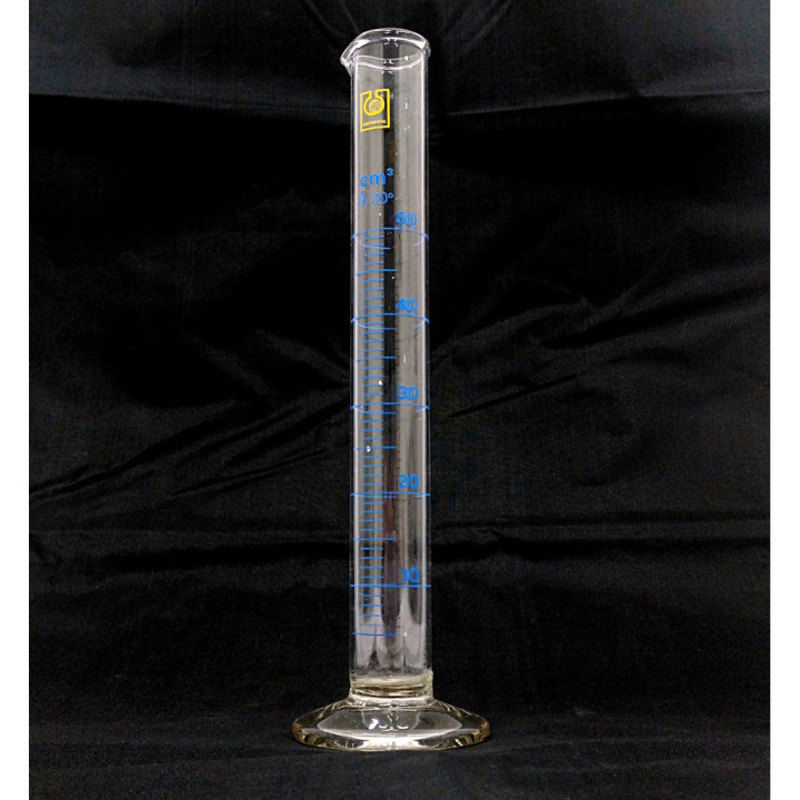 CONTINENTAL - Cilindro Graduato, Vetro Borosilicato 50ml A20°C Cm3