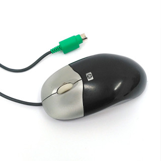 HP 417441-001 - Mouse a 2 Pulsanti + Rotellina di Scorrimento con Cavo PS/2