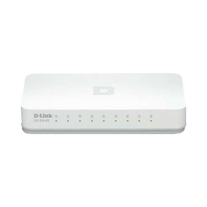 D-LINK GO-SW-8E - 8-Port Fast Ethernet Easy Desktop Switch