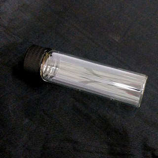 Boccetta in Vetro Borosilicato con Capsula Nera per Analisi Gascromatografiche - 50ml