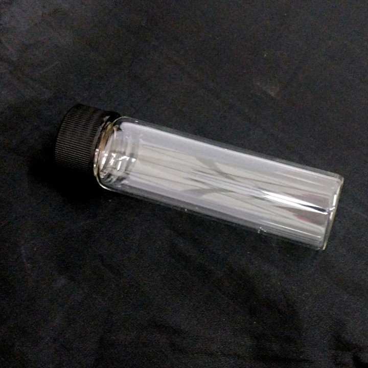 Boccetta in Vetro Borosilicato con Capsula Nera per Analisi Gascromatografiche - 50ml