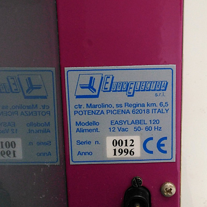 EuroElectra EASYLABEL120 - Dispensatore Automatico di Etichette Adesive