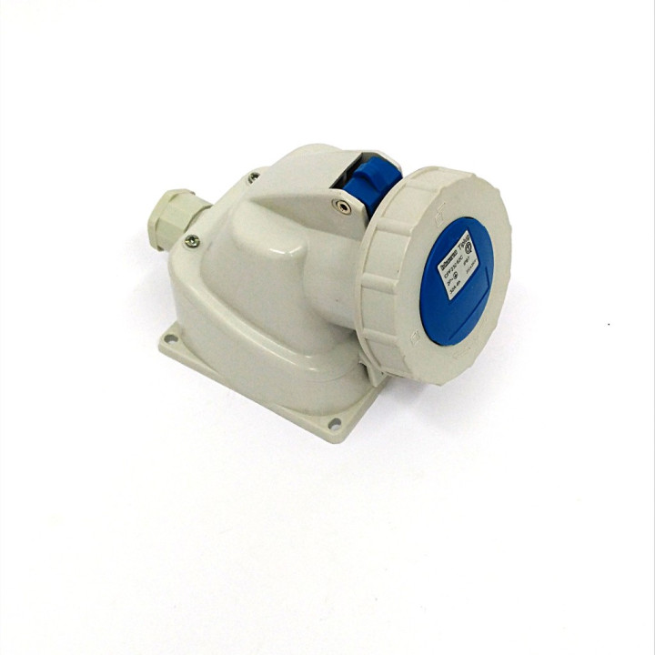 Btcino CPF232/62C - Spina Fissa Industriale a 90° 32A-6H - 200/250V - 2P+T IP67