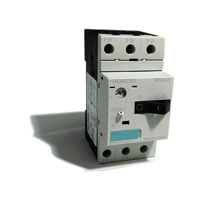 SIEMENS 3RV1011-1CA10 - Inerruttore per Motori Max 690V 50/60Hz 1.8-2.5A SIRIUS 3R
