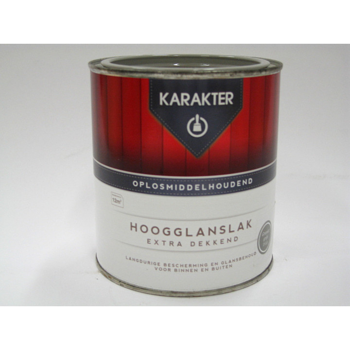 HOOGGLANSLAK Extra Dekkend GRANIET GRIJS D L15 Lt. 0.75