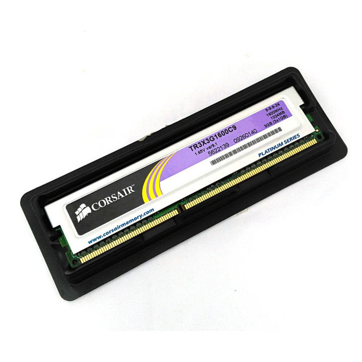 Corsair TR3X3G1600C9 - Memoria Ram DDR3 3GB (3x1GB) 1600Mhz