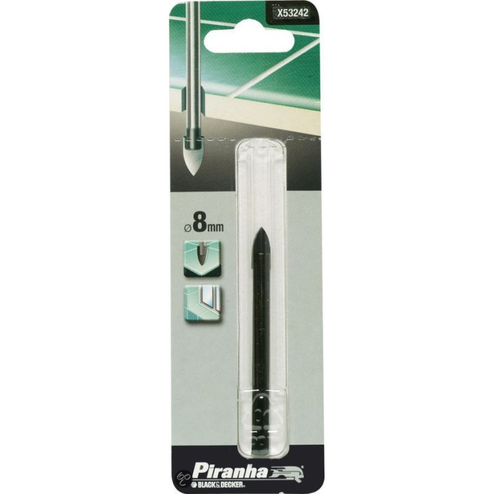 Piranha X53242 - Tile & Glass Drillbit 8mm
