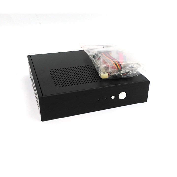 AKASA AK-ITX04-BK - Cypher Ultra-Compatto Sottile Mini-ITX Case - VESA Montabile