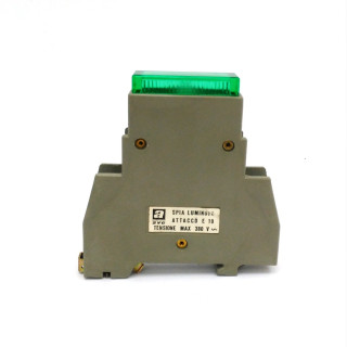 AVE - Spia Luminosa Verde con Portalampada E10 380V