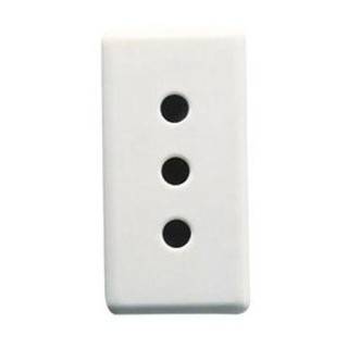 GEWISS GW20201 - Presa Standard Italiano con Schermo Di Sicurezza 250V - 2P+T 10A - Bianco