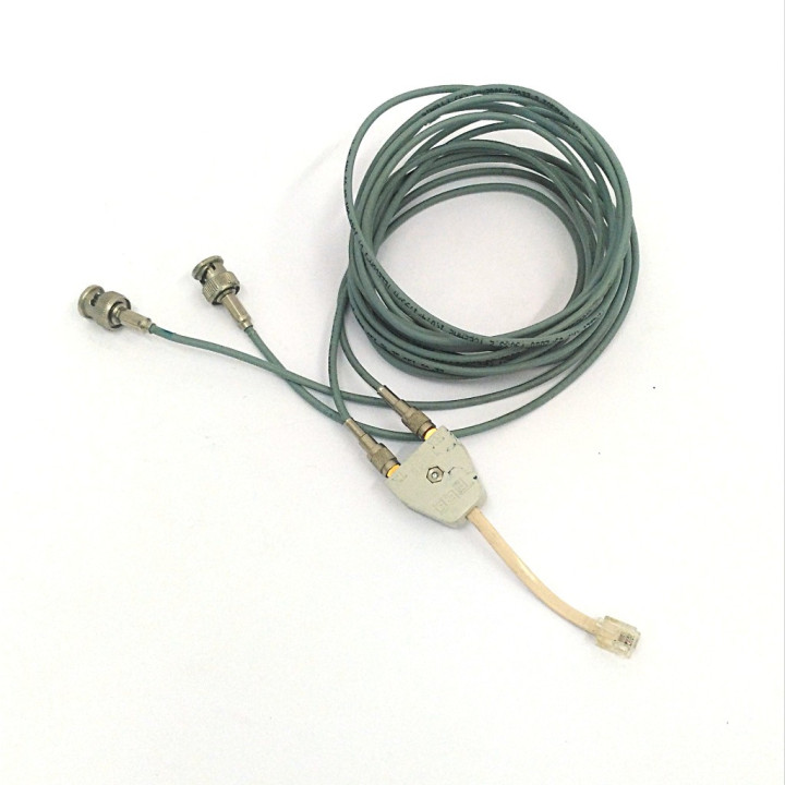 TELECOM CT1320-Doppio Cavo Coassiale per Linea Telefonica + Presa Tel. TELECO S195 RX-TX