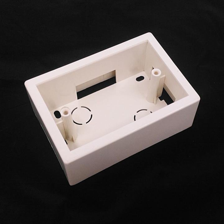 Scatola Elettrica a Muro 12x8cm - Bianco