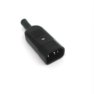 Spina di Corrente Connettore R-331 10A 250V - Nero