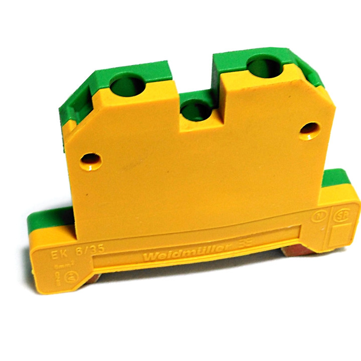 WEIDMULLER EK6/35 - Morsetto Componibile per il Conduttore di Protezione 6mmq Verde/Giallo