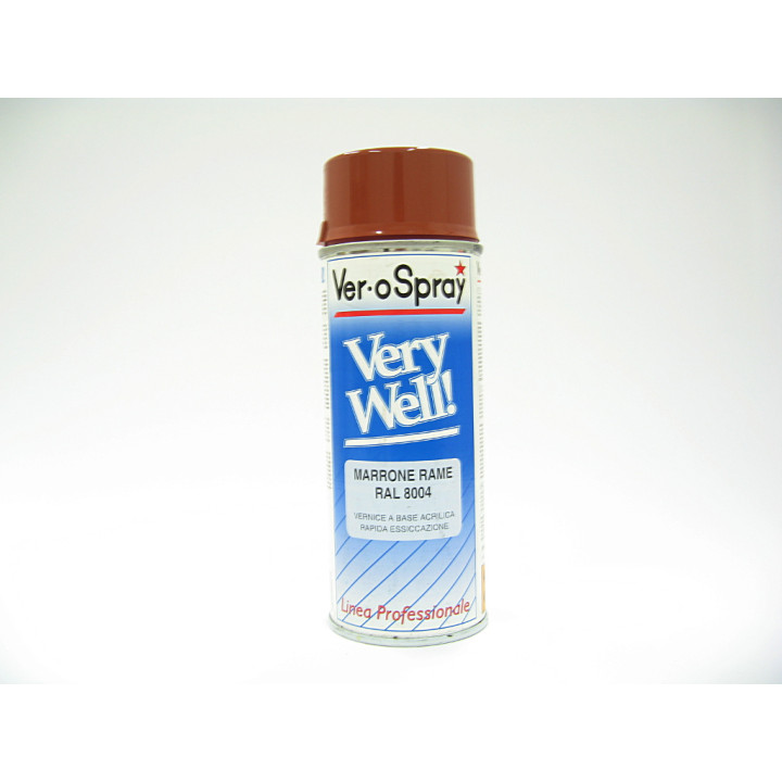 Bomboletta VeroSpary Very Well RAL 8004 Marrone Rame 400ml