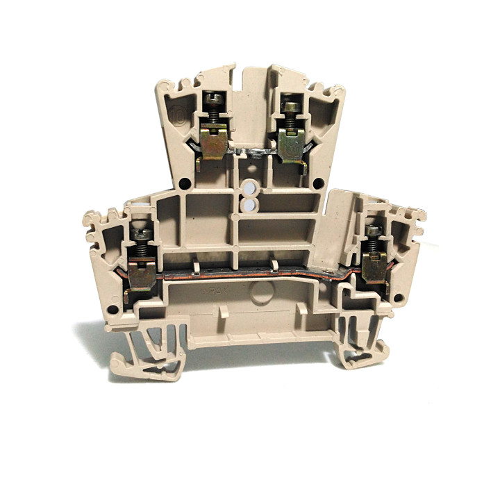 WEIDMULLER WDK 2.5 -Morsettiera con Montaggio 2.5mmq 4vie 400V