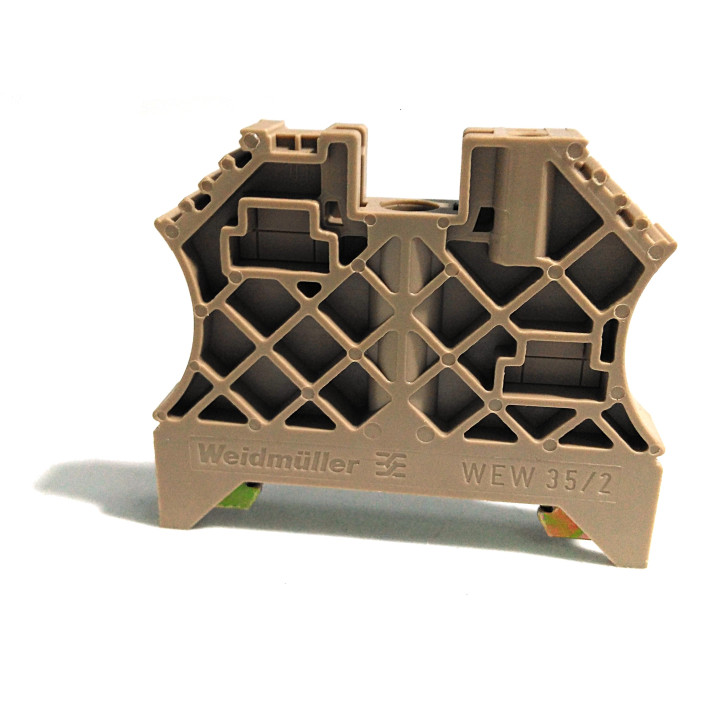 WEIDMULLER WEW 35/2 -Angolo Terminale 56x8x47mm Beige