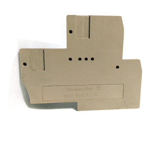 WEIDMULLER WAP-WDK 2.5/BL - Piastra Terminale 1.5x69x54.5mm