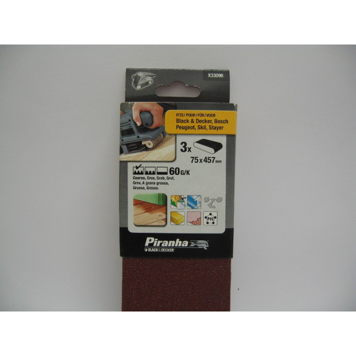 Tapes Abrasives 75x457mm 60G/K