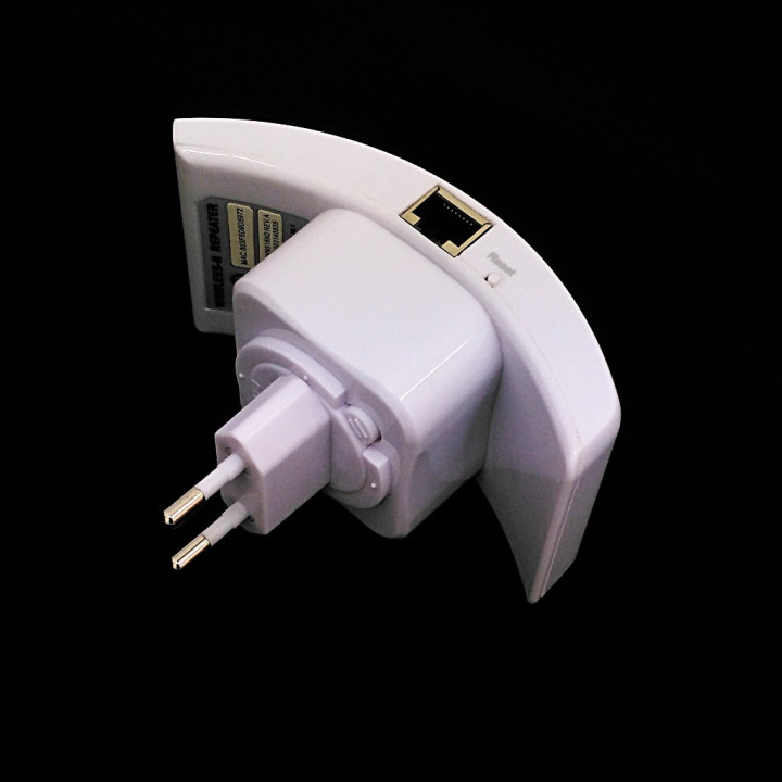 INFOTREND WS1303140835 - Amplificatore Ripetitore Segnale WI-FI N - 300MBPS Senza Fili Rete WLAN - MAC 803F5D9D5972 - Bianco