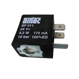 AIRTEC SP011 - Solenoide 24V 4.2W 175mA 10Bar